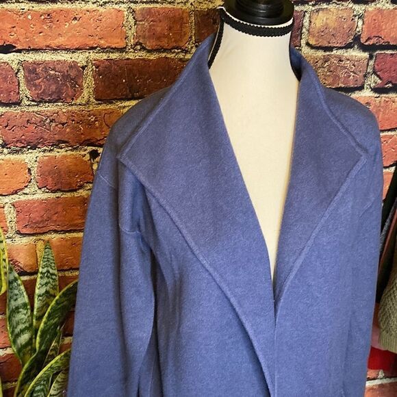 Sioni Athleisure Light Blue Soft Cozy Open Cardigan with Pockets Size M - Picture 5 of 11